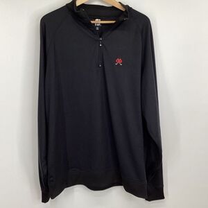 Men's Footjoy Long Sleeved Performance 1/4 ZIP‎ Pullover XL Black
